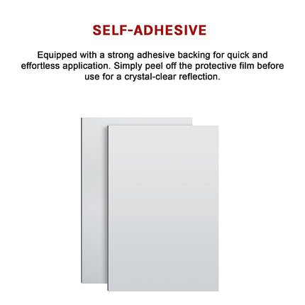 MIRROR Acrylic Sheet Perspex Sheet Panel 2pc/set 900mm x 600mm x 3mm.