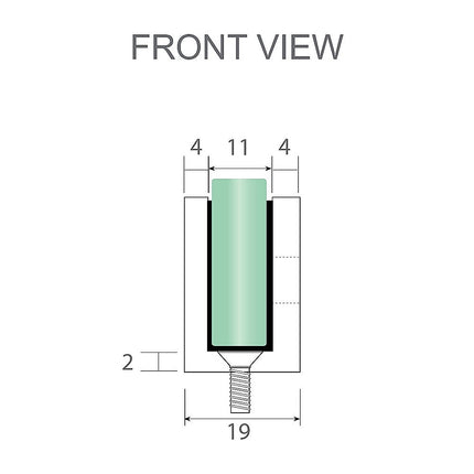 110x70cm Corner Frameless Shower Screen – White U-Brackets with SS Hinges for Contemporary Bathrooms.