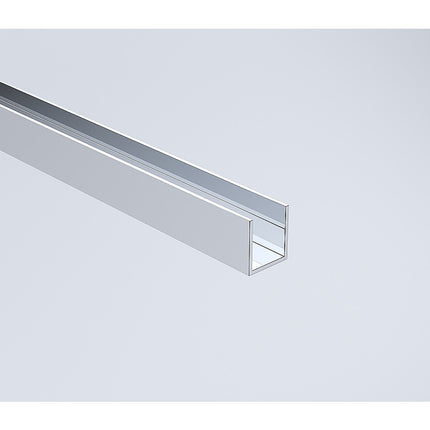 120x110cm Corner Frameless Shower Screen – Chrome Wall Channel and Floor Channel with SS Hinges for Modern Bathroom Style.