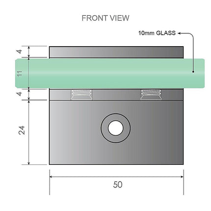 110x110cm Corner Frameless Shower Screen with Gold Brackets and Brass Hinges - Wall Channel and Floor F-Bracket.