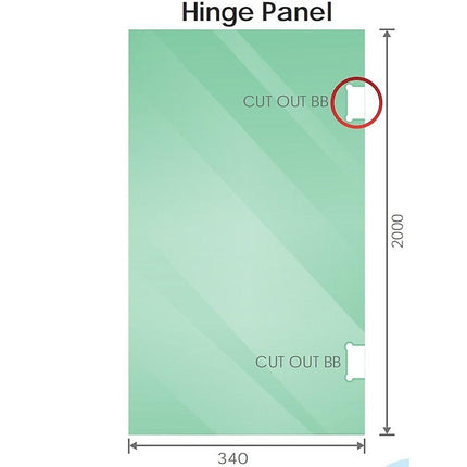 100x100cm Double Door Corner Shower – Gold F-Brackets with SS Hinges for Contemporary Bathrooms.