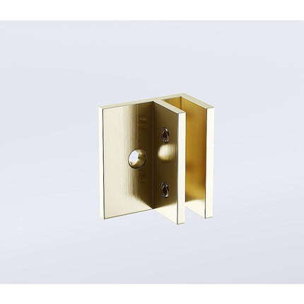 100x100cm Double Door Corner Shower – Gold F-Brackets with SS Hinges for Contemporary Bathrooms.