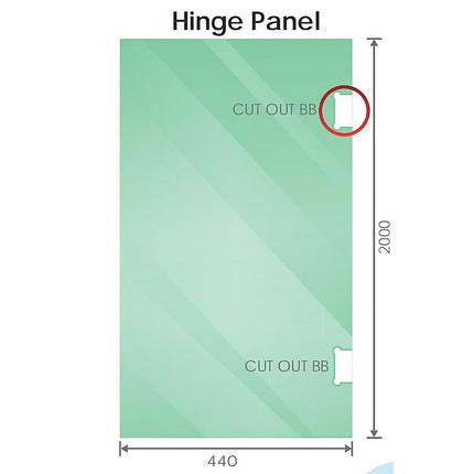 110x120cm Double Door Corner Shower – Gunmetal U-Brackets with SS Hinges for Contemporary Bathrooms.