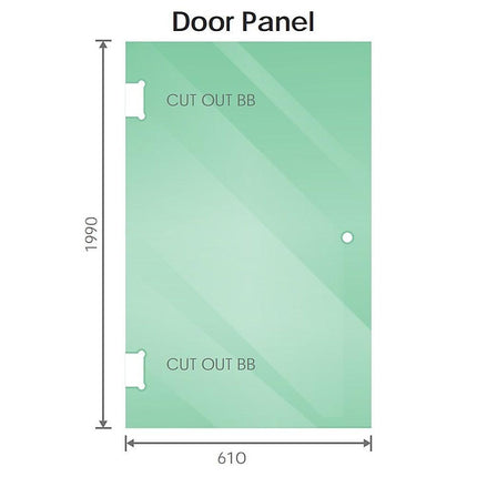 90x100cm Double Door Corner Shower – Gold U-Brackets with Brass Hinges for Modern Bathrooms.