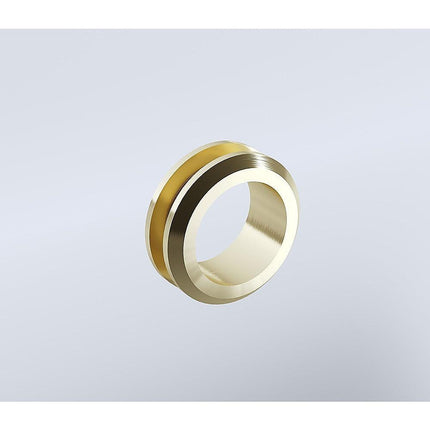 90x100cm Double Door Corner Shower – Gold U-Brackets with Brass Hinges for Modern Bathrooms.