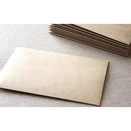 100 x Brown Kraft Envelopes for Wedding Cards.