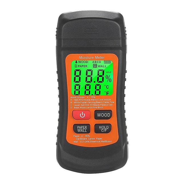 Moisture Meter Wood Masonry Wall & Other Materials Damp Meter Detector.