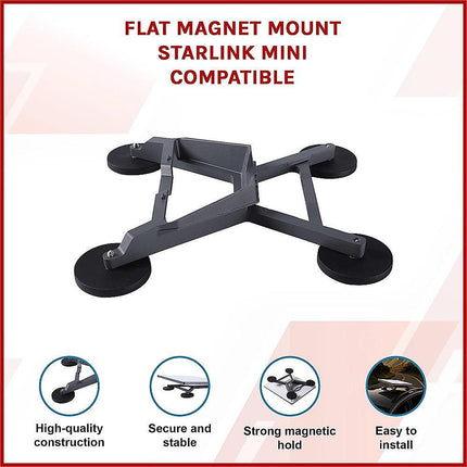 Flat Magnet Mount Starlink Mini Compatible.