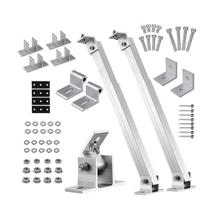 Adjustable Solar Panel Tilt Mount Brackets Kit – Roof, Ground & Boat Mounting System for Secure Installation.