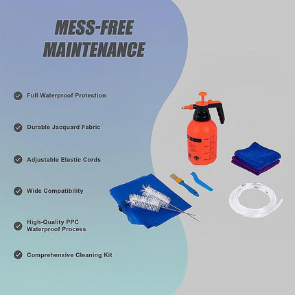 Air Conditioner Cleaning Cover Bag Kit – Leakproof Waterproof Dust Protection for Split Systems.