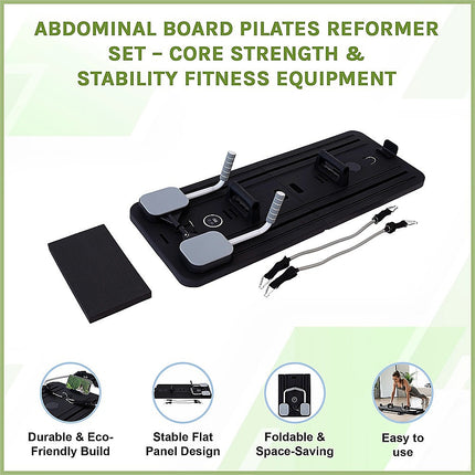 Abdominal Board Pilates Reformer Set – Core Strength & Stability Fitness Equipment.
