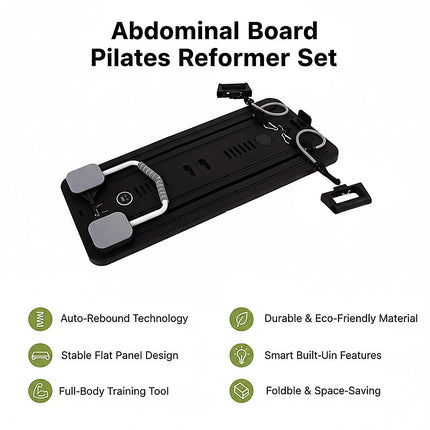 Abdominal Board Pilates Reformer Set – Core Strength & Stability Fitness Equipment.