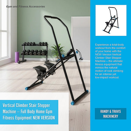 Vertical Climber Stair Stepper Machine – Full Body Home Gym Fitness Equipment NEW VERSION.