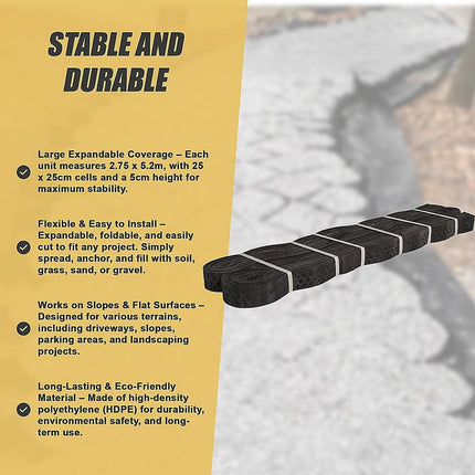 Geo Grid Ground Gravel Cell.