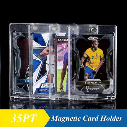 25 Pack Magnetic Card Holder For 35PT Trading Sports Cards.
