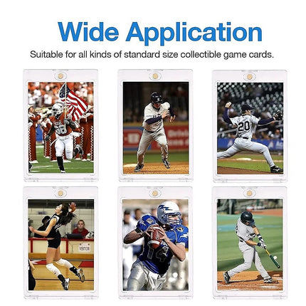 25 Pack Magnetic Card Holder For 35PT Trading Sports Cards.
