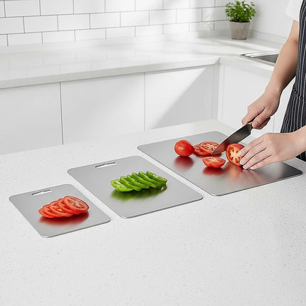 3 x 304SS Cutting Chopping Board Stainless Steel.