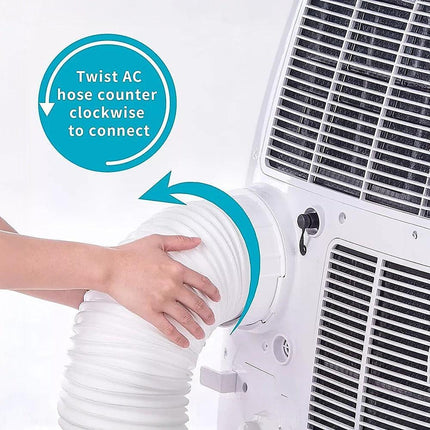 Portable Air Conditioner Window Kit – Exhaust Hose Adaptor Pipe & Slide Plate.