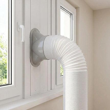 Portable Air Conditioner Window Kit – Exhaust Hose Adaptor Pipe & Slide Plate.