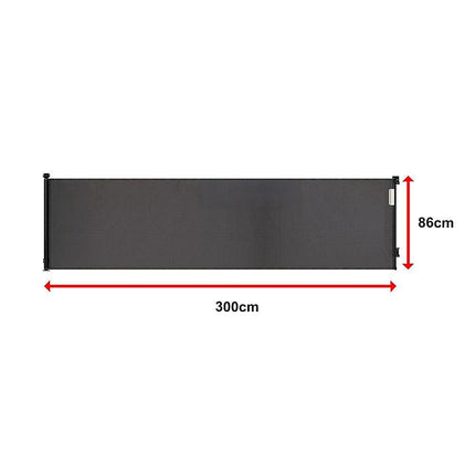 Retractable Baby Safety Fence Pet Stair Gate Barrier for Kids Dog Cat 3M.