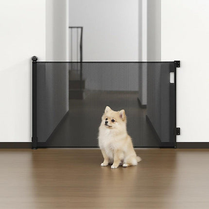 Retractable Baby Safety Fence Pet Stair Gate Barrier for Kids Dog Cat 3M.