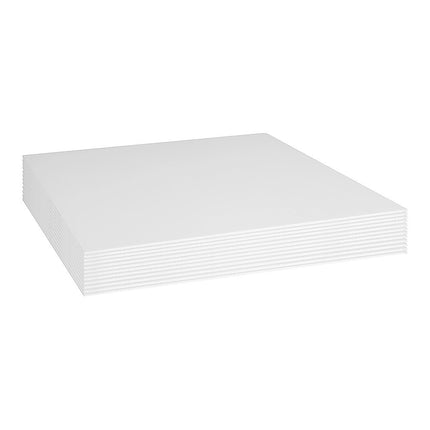 12x Smooth Drop Ceiling Tile 2ft x 2ft PVC Ceiling Panel.