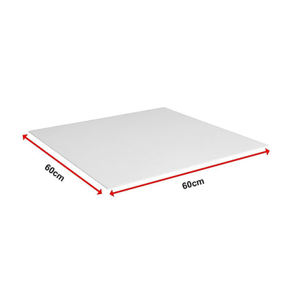 12x Smooth Drop Ceiling Tile 2ft x 2ft PVC Ceiling Panel.