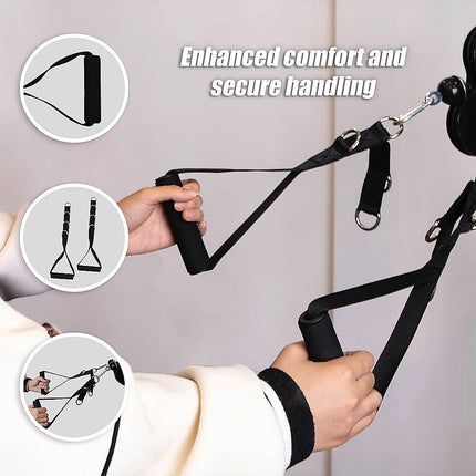 2 x Universal Foam Handle Exercise Machine Attachments.