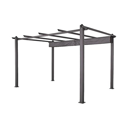 3x4M Aluminium Pergola Marquee with Retractable Roof – Garden Canopy.