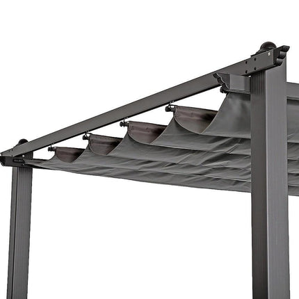 3x4M Aluminium Pergola Marquee with Retractable Roof – Garden Canopy.