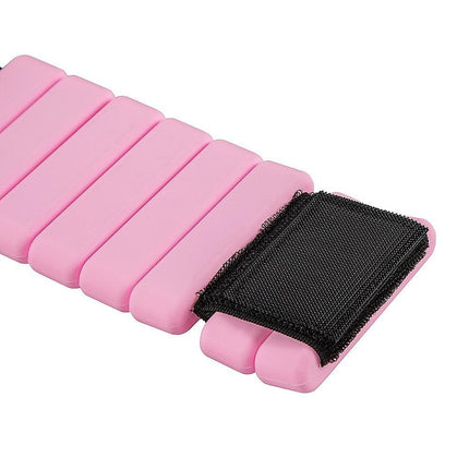 2-Piece Ankle & Wrist Weights – 2kg Pair Adjustable Workout Bangles (Pink).