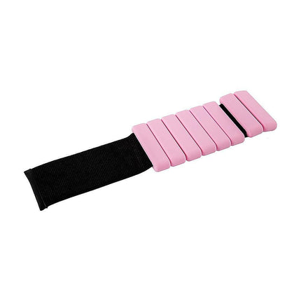 2-Piece Ankle & Wrist Weights – 2kg Pair Adjustable Workout Bangles (Pink).