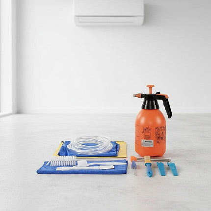Waterproof AC Cleaning Cover Bag Kit – Leakproof Wash Bag for Wall Units.