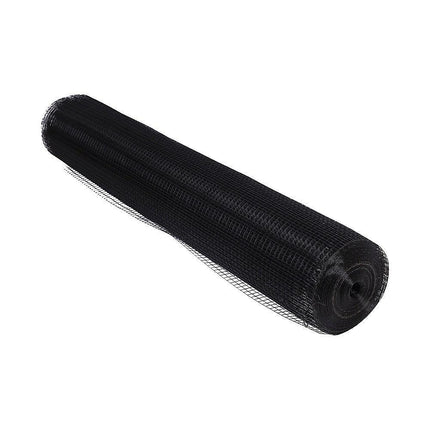 30m Black Chicken Wire Mesh Roll – Heavy Duty Aviary Netting & Garden Fencing for Poultry Enclosures.