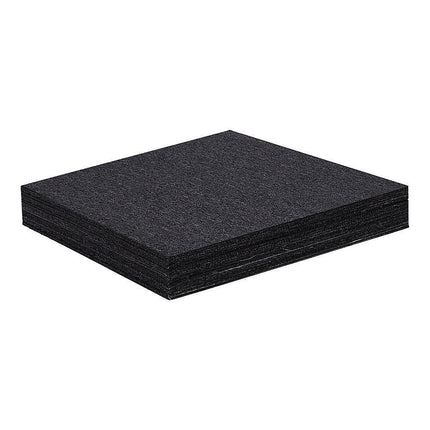 5m² Black Carpet Tiles Set – Commercial & Domestic Flooring for Office, Retail, Home.