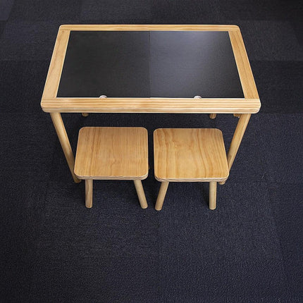 5m² Black Carpet Tiles Set – Commercial & Domestic Flooring for Office, Retail, Home.
