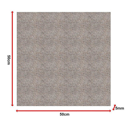 5m² Beige Carpet Tiles Set – Commercial & Domestic Flooring for Office, Retail, Home.