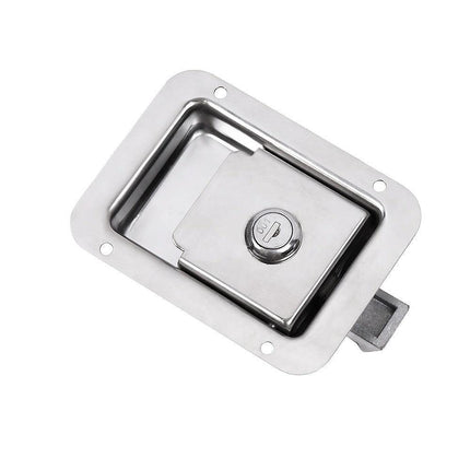 4 x Toolbox Lock Steel Paddle Handles – Heavy Duty Trailer Door Latch Set for Ute & Tool Cabinets.