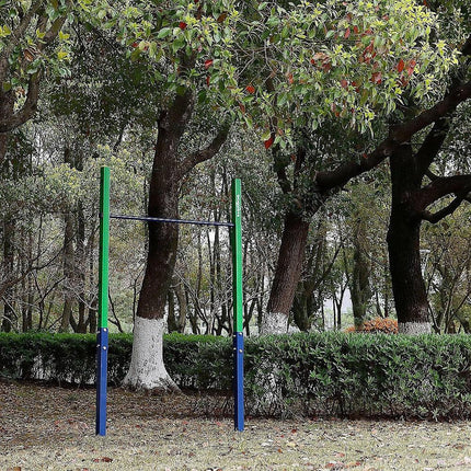 Single Outdoor Pull-Up Bar – Height Adjustable Gymnastics & Fitness Bar.