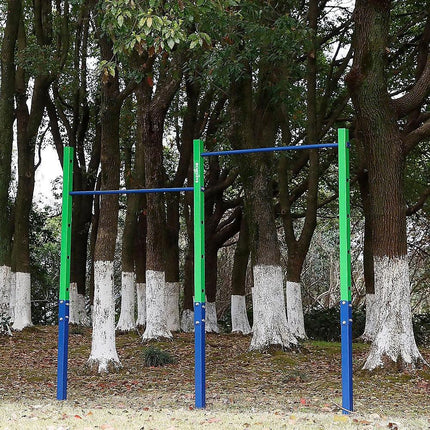 Double Outdoor Pull-Up Bar – Height Adjustable Gymnastics & Fitness Bar.