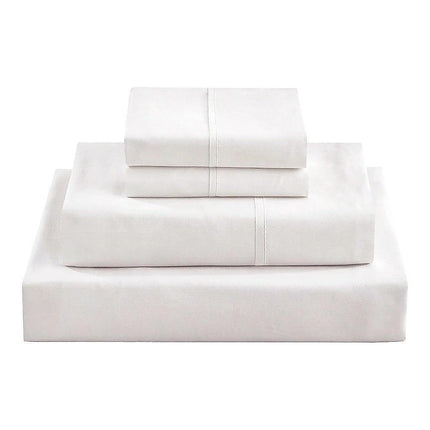 King Bed Sheet Set – 1800 Series Microfiber, Deep Pocket, Soft & Breathable, White.