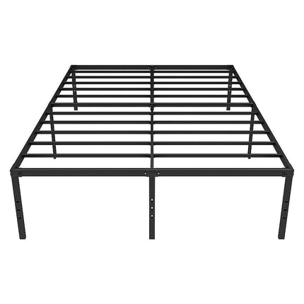 Queen Metal Bed Frame 45cm High – Full Steel Base Platform.
