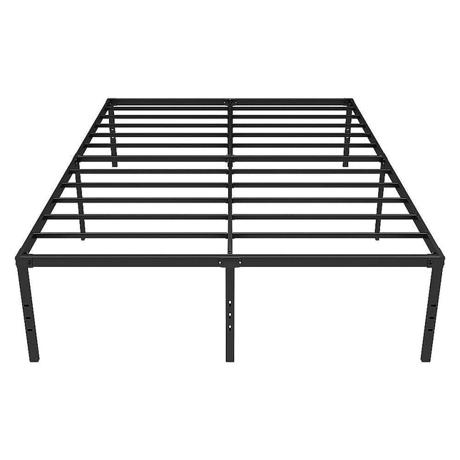 Queen Metal Bed Frame 45cm High – Full Steel Base Platform.