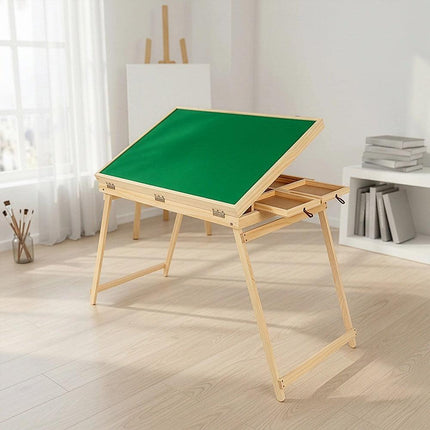 1500-Piece Jigsaw Puzzle Table with Folding Legs – Portable Puzzle Storage Board.