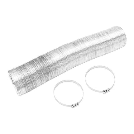 10.5cm x 7.6m Flexible Aluminium Air Duct – Dryer & HVAC Vent Hose.