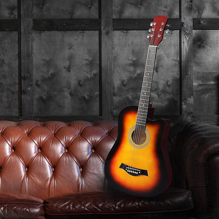 38" Full Size Acoustic Guitar – Beginner Wooden Guitar for Adults & Teens.