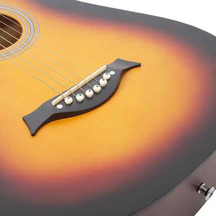 38" Full Size Acoustic Guitar – Beginner Wooden Guitar for Adults & Teens.