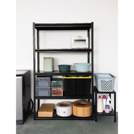 120x40x183cm Metal Garage Shelving Rack – Heavy-Duty Steel Storage.