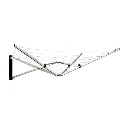26m Folding Dryer for Laundry & Washing - Wall Mounted 5 Arm Clothes Airer.