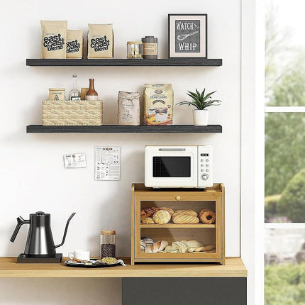 Enclosed Bread Box – Large Kitchen Countertop Bread Storage Container for Freshness & Organisation.